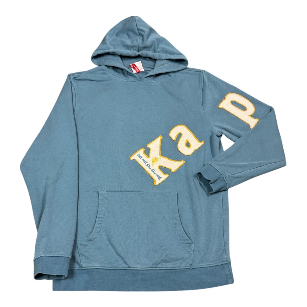 Authentic Kappa Vobat Greek Alphabet University Letters Hoodie Men's XL (Fits L)